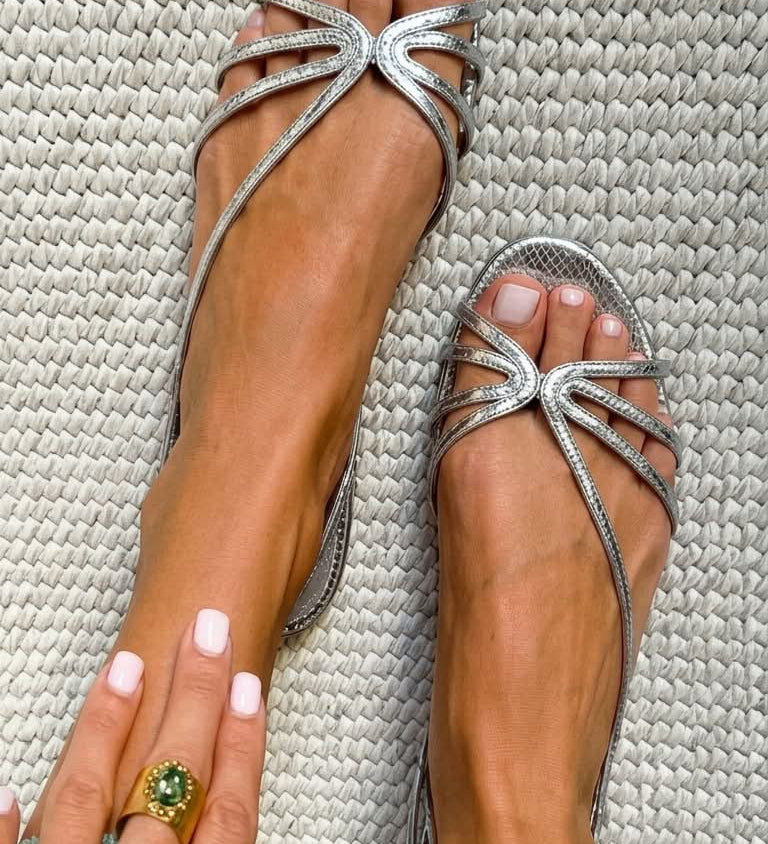 GINEVRA – GOLDEN ELEGANCE SANDALS