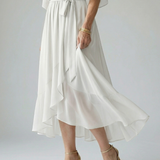 ELRIC | LIGHT DRAPED MIDI DRESS