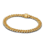 CUBAN MOISSANITE BRACELET | GOLD JEWELLERY