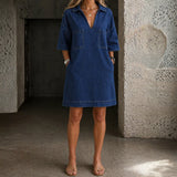 VIVIANE - CASUAL DENIM DRESS