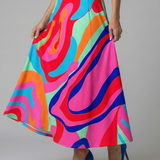 CELINE | WRAP COLLAR MIDI DRESS
