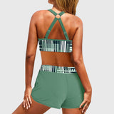 JANELLE | HIGH-WAISTED RIBBED BIKINI