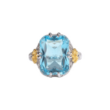 AIGUE NAVY VINTAGE RING | GOLD JEWELLERY