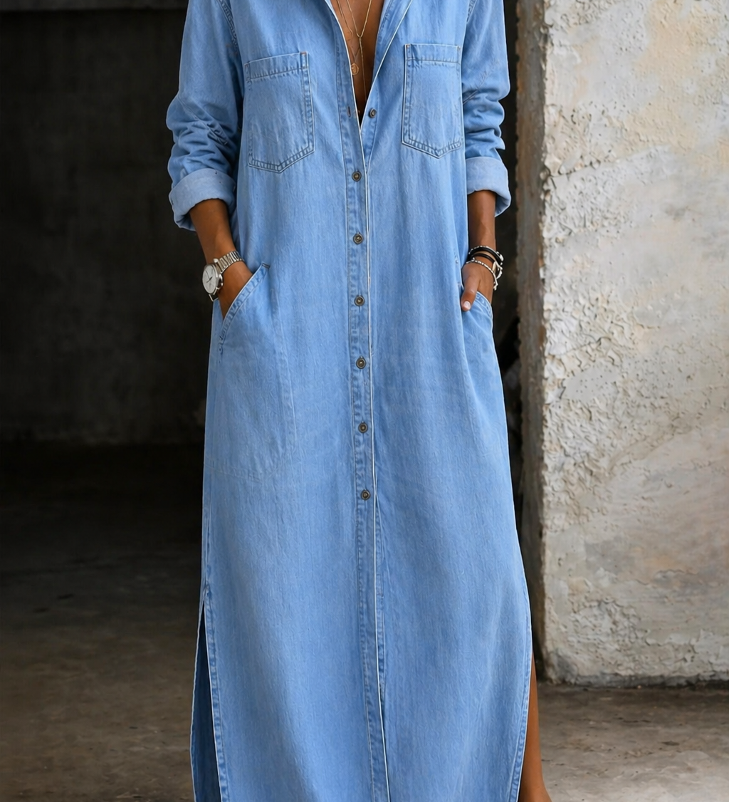 GENEVIÈVE - BUTTON DOWN DRESS