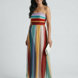 SERENE | LIGHT STRIPE MAXI DRESS