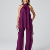 BEARIM | HALTER NECK ASYMMETRIC TUNIC SET