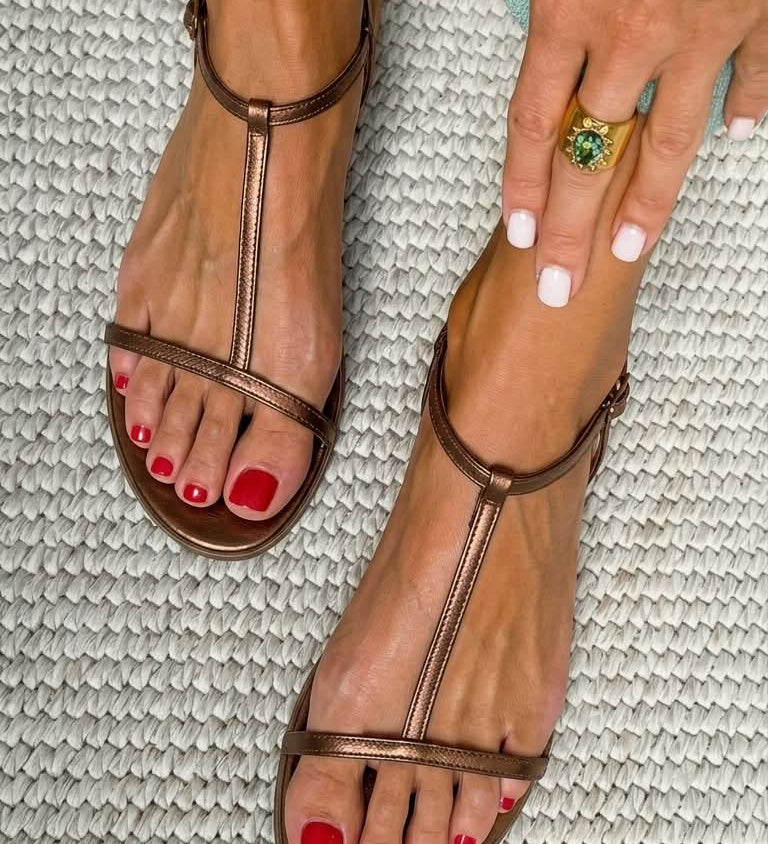 ROSALBA – ELEGANT GOLD SANDALS