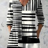SIENNA | LONG V-NECK BLOUSE
