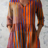 AMAIA | LONG V-NECK BLOUSE