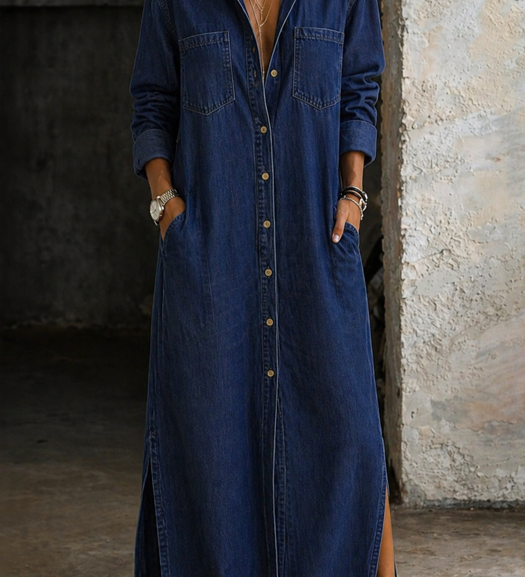 GENEVIÈVE - BUTTON DOWN DRESS