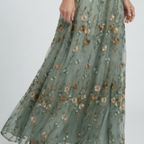 SELORA | HALTER BLOOM FLOW MAXI DRESS