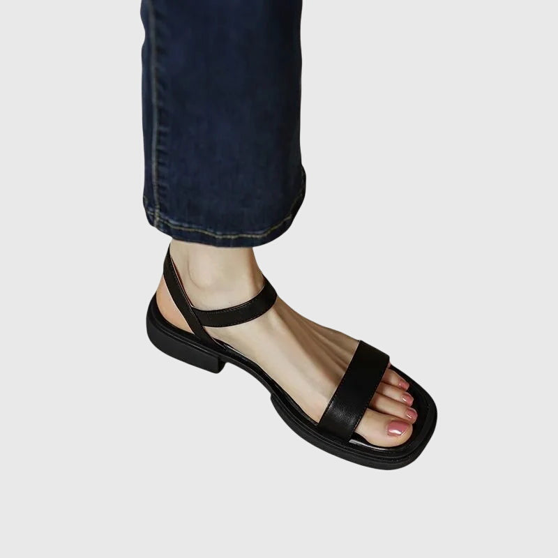 CÉLESTIA | LEATHER ORTHOPEDIC SANDALS