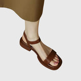 CÉLESTIA | LEATHER ORTHOPEDIC SANDALS