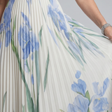 OPHELIA | SLEEVELESS SQUARE NECK FLORAL MIDI DRESS