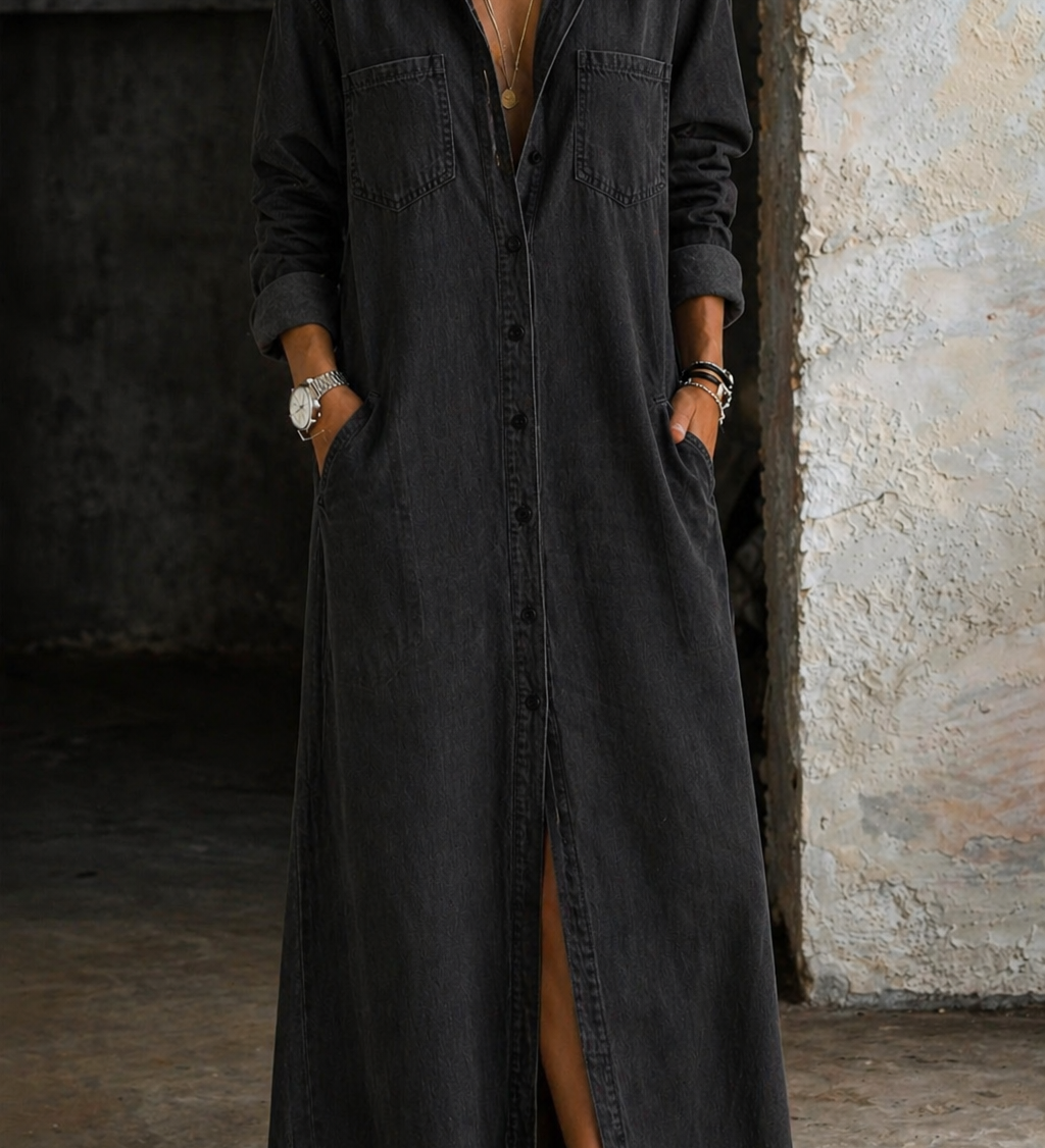 GENEVIÈVE - BUTTON DOWN DRESS