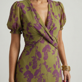 VIREL | RELAXED FLORAL MIDI DRESS
