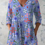JOSIE | LONG V-NECK BLOUSE
