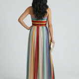 SERENE | LIGHT STRIPE MAXI DRESS