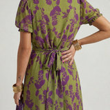 VIREL | RELAXED FLORAL MIDI DRESS