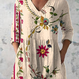LOTTIE | LONG V-NECK BLOUSE