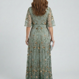 SELORA | HALTER BLOOM FLOW MAXI DRESS
