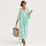 ZAIRA GREEN MINT CAFTAN