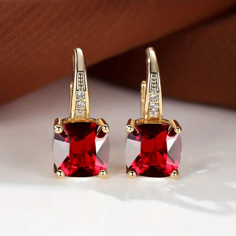 CRÉOLES MYSTIQUE SAPHIR PIERRE | GOLD JEWELLERY