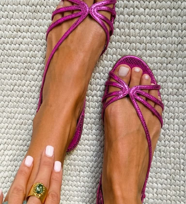 GINEVRA – GOLDEN ELEGANCE SANDALS
