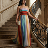 SERENE | LIGHT STRIPE MAXI DRESS