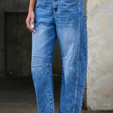 ADELINE - FLARED CASUAL JEANS