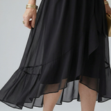 ELRIC | LIGHT DRAPED MIDI DRESS