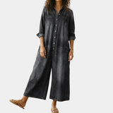 STELLA - DENIM COTTON JUMPSUIT