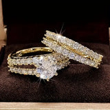 RADIANCE RING SET | GOLD JEWELLERY