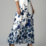 CELINE | WRAP COLLAR MIDI DRESS