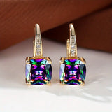 CRÉOLES MYSTIQUE SAPHIR PIERRE | GOLD JEWELLERY