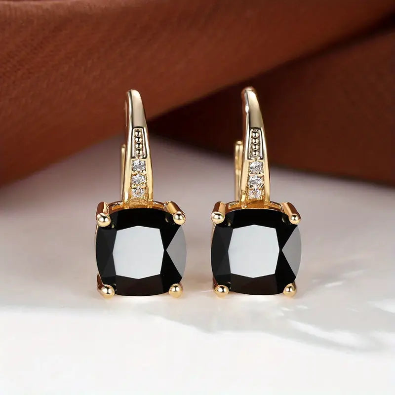 CRÉOLES MYSTIQUE SAPHIR PIERRE | GOLD JEWELLERY