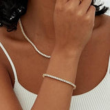 TENNIS MOISSANITE BRACELET | GOLD JEWELLERY