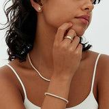 TENNIS MOISSANITE BRACELET | GOLD JEWELLERY