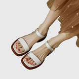 CÉLESTIA | LEATHER ORTHOPEDIC SANDALS