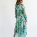 ALTHEA | LONG-SLEEVE FLORAL MAXI DRESS