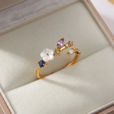 SPRING FLORAL RING | SILVER JEWELLERY