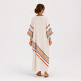 AMIRA WHITE ETHNIC CAFTAN