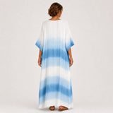 JAMILA BLUE OMBRE CAFTAN