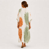 MARIAM TIE DYE GREEN CAFTAN