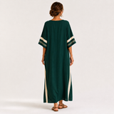 NOOR GREEN ETHNIC CAFTAN