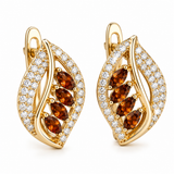 RUBY EARRINGS | ROSE GOLD JEWELLERY