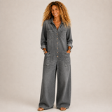 LENA | RELAXED DENIM BIB OVERALL