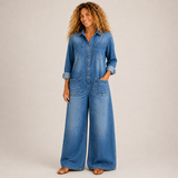 LENA | RELAXED DENIM BIB OVERALL