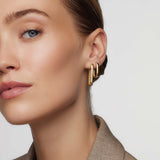 LARGE ICONIC HOOP EARRINGS | GOLD JEWELLERY
