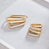 LARGE ICONIC HOOP EARRINGS | GOLD JEWELLERY